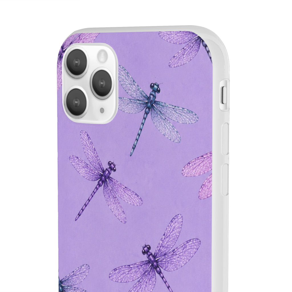 Lavender Dragonfly Dreams-Flexi iPhone & Samsung Phone Case