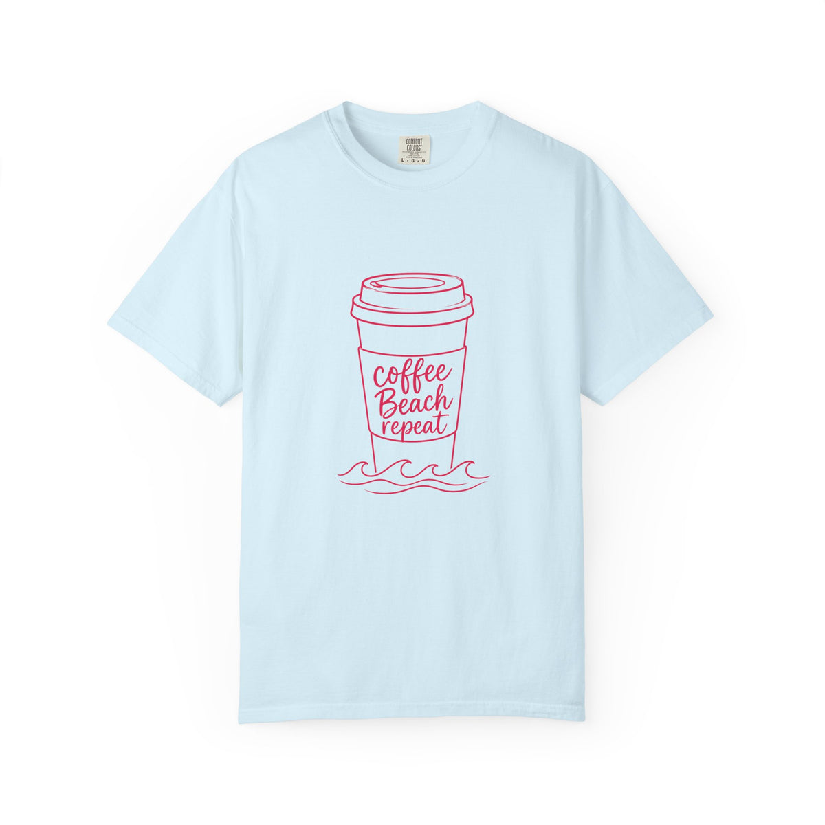 Coffee Beach Repeat – Comfort Colors® T-Shirt