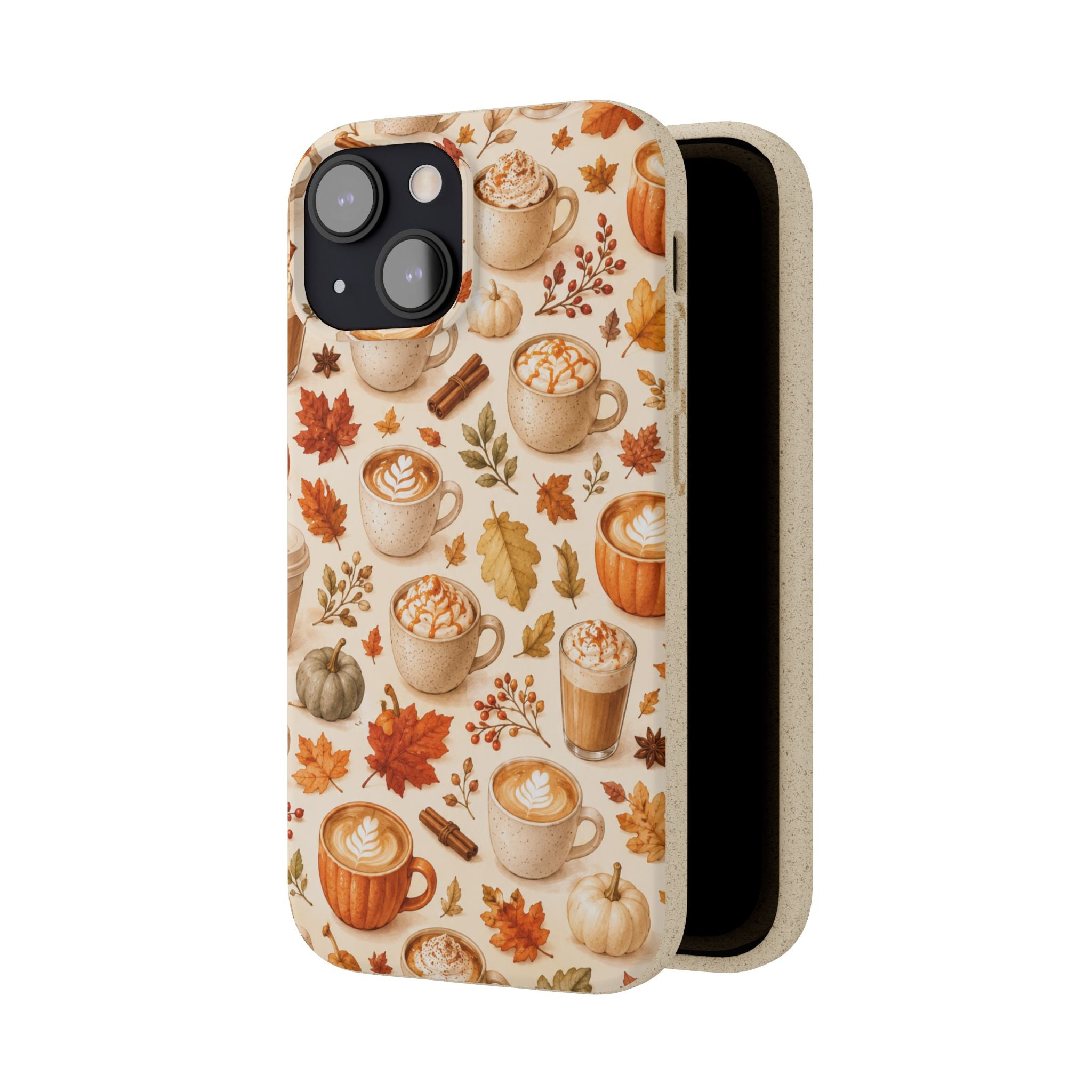 Fall in Love Latte- Eco-Friendly Biodegradable Phone Case