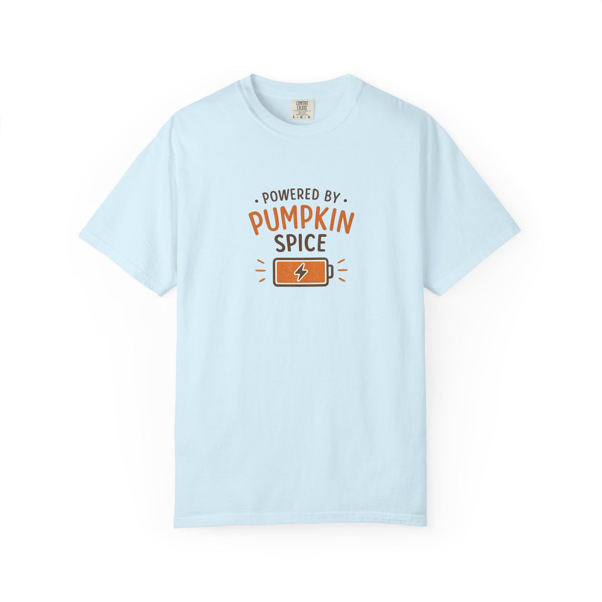 Powered by Pumpkin Spice – Comfort Colors® Tee
