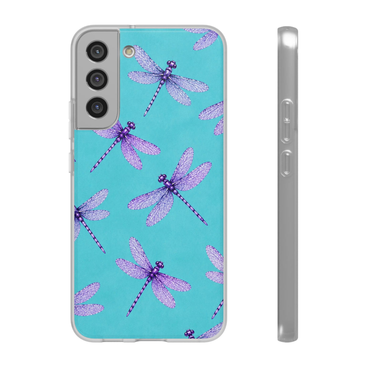 Turquoise Dragonfly Dreams – Flexi iPhone & Samsung Phone Case