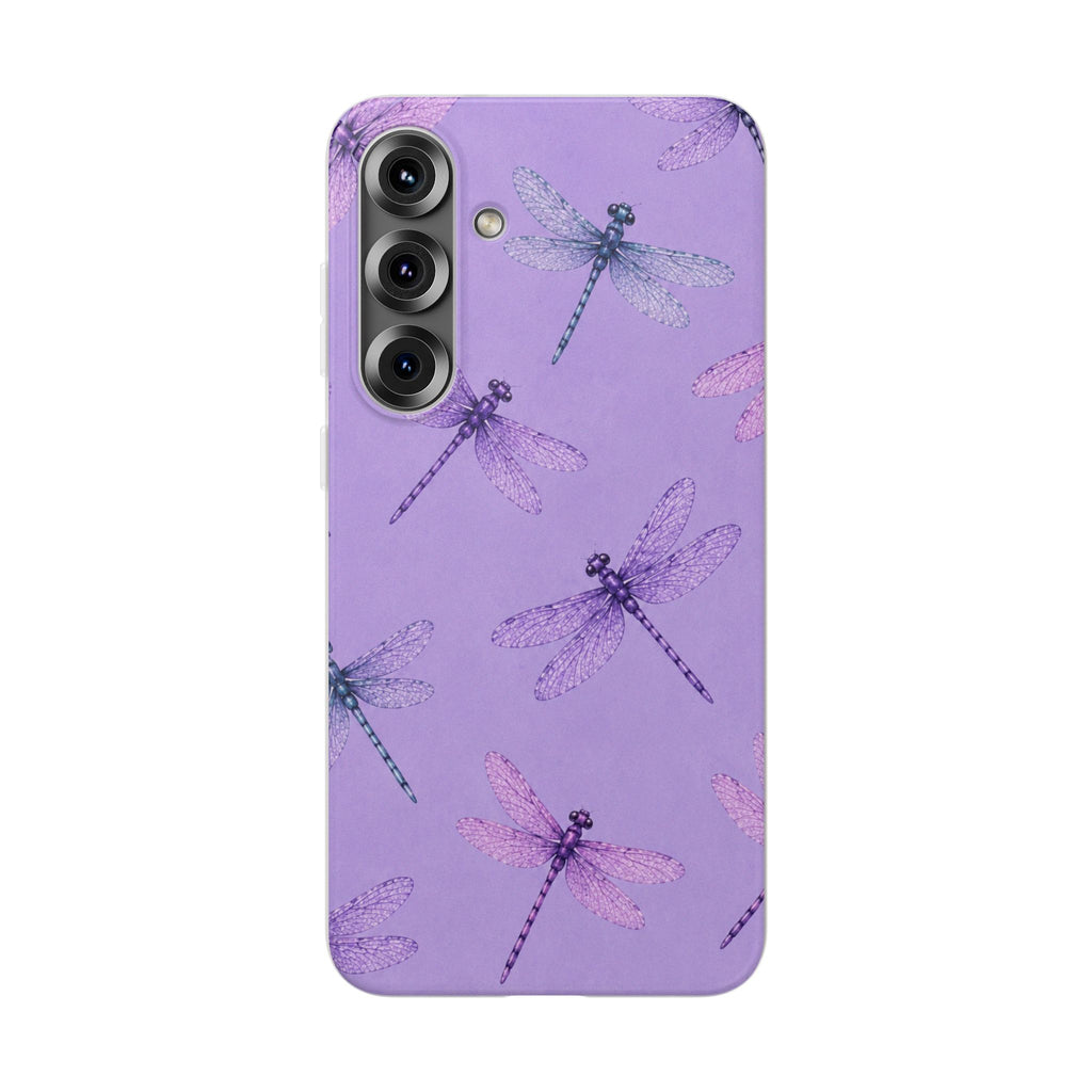 Lavender Dragonfly Dreams-Flexi iPhone & Samsung Phone Case