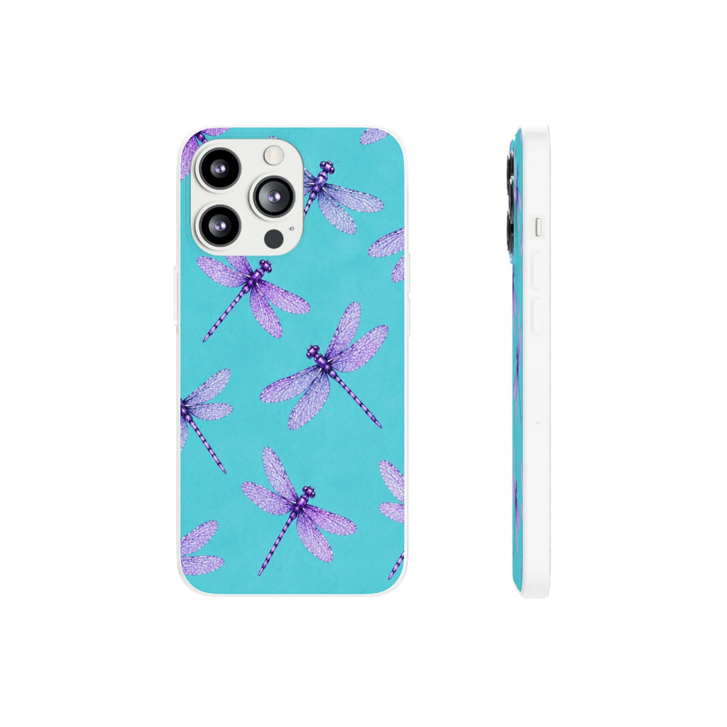Turquoise Dragonfly Dreams – Flexi iPhone & Samsung Phone Case