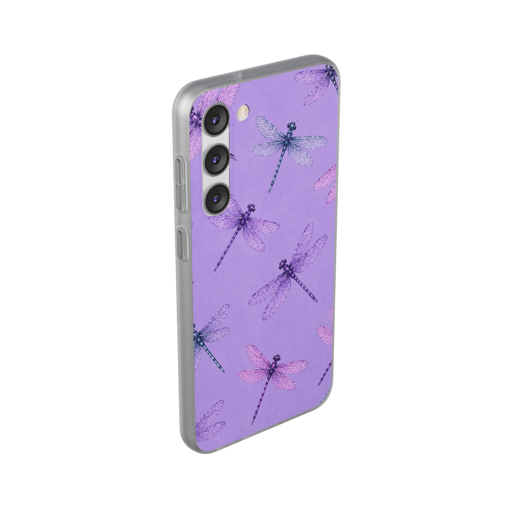Lavender Dragonfly Dreams-Flexi iPhone & Samsung Phone Case