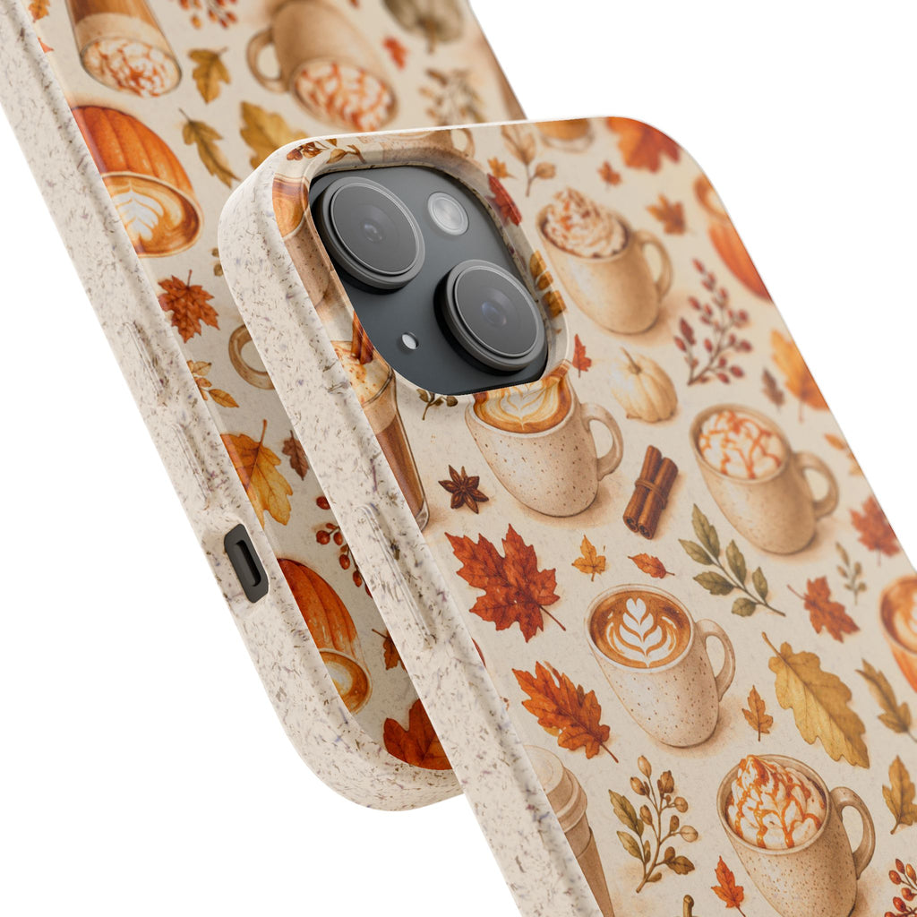 Fall in Love Latte- Eco-Friendly Biodegradable Phone Case