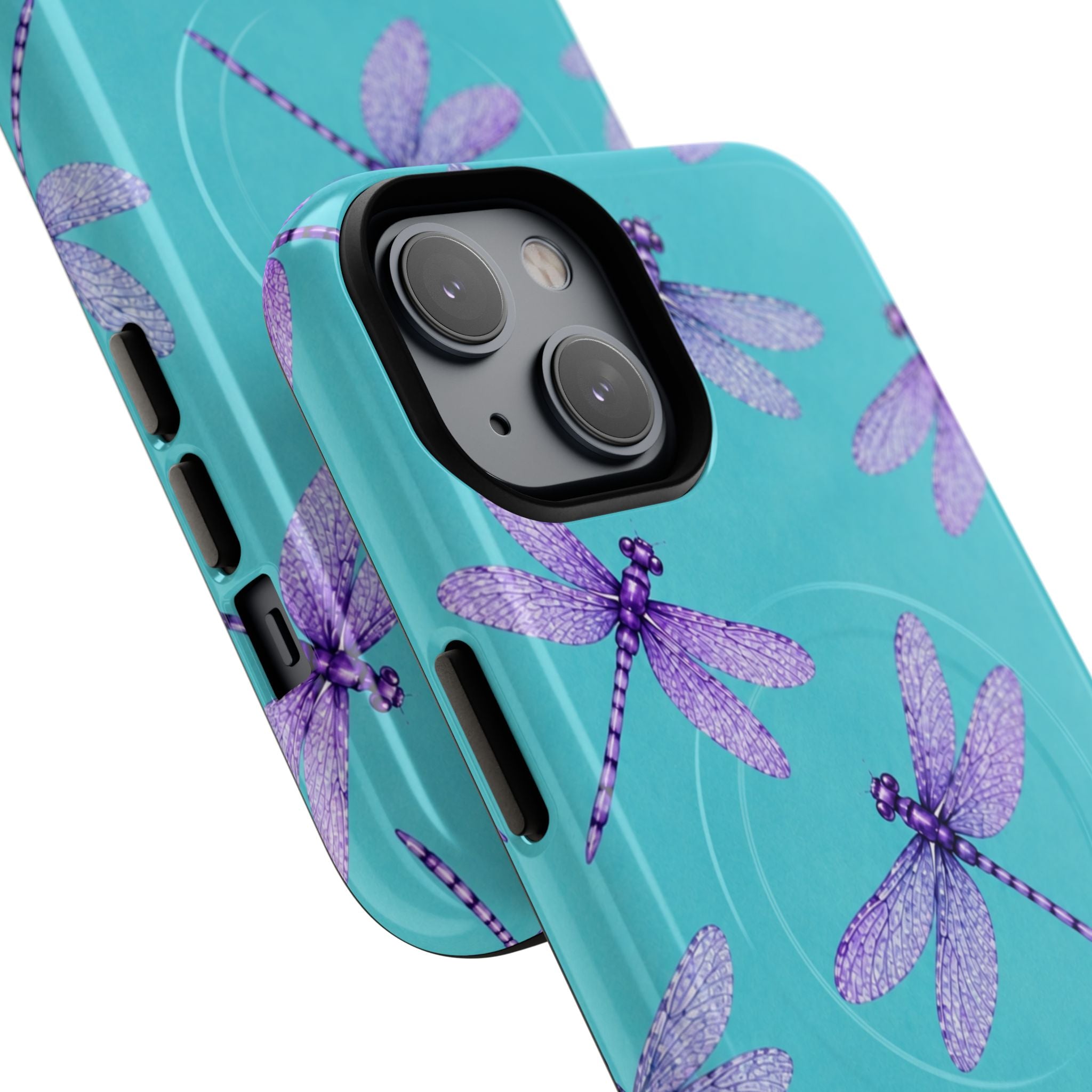 Turquoise Dragonfly Dreams – Tough Magnetic Phone Case