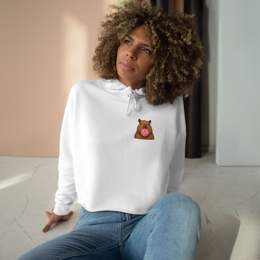 Capy Cabana- Crop Hoodie
