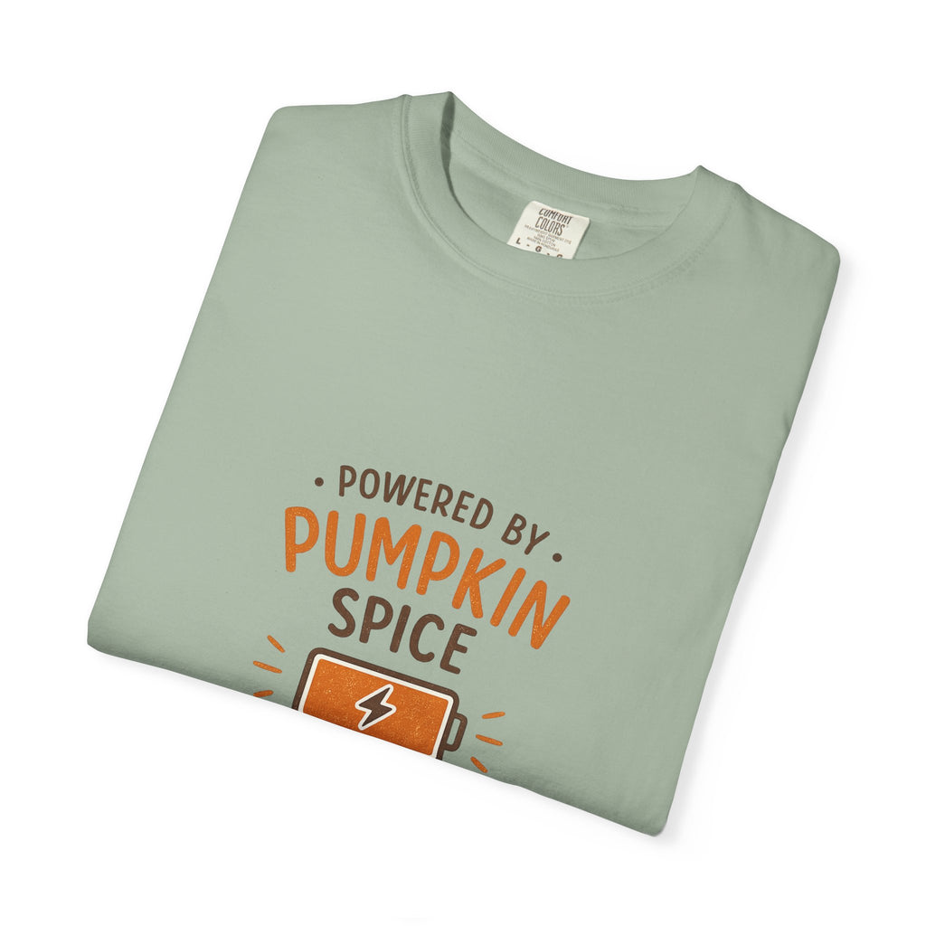 Powered by Pumpkin Spice – Comfort Colors® Tee