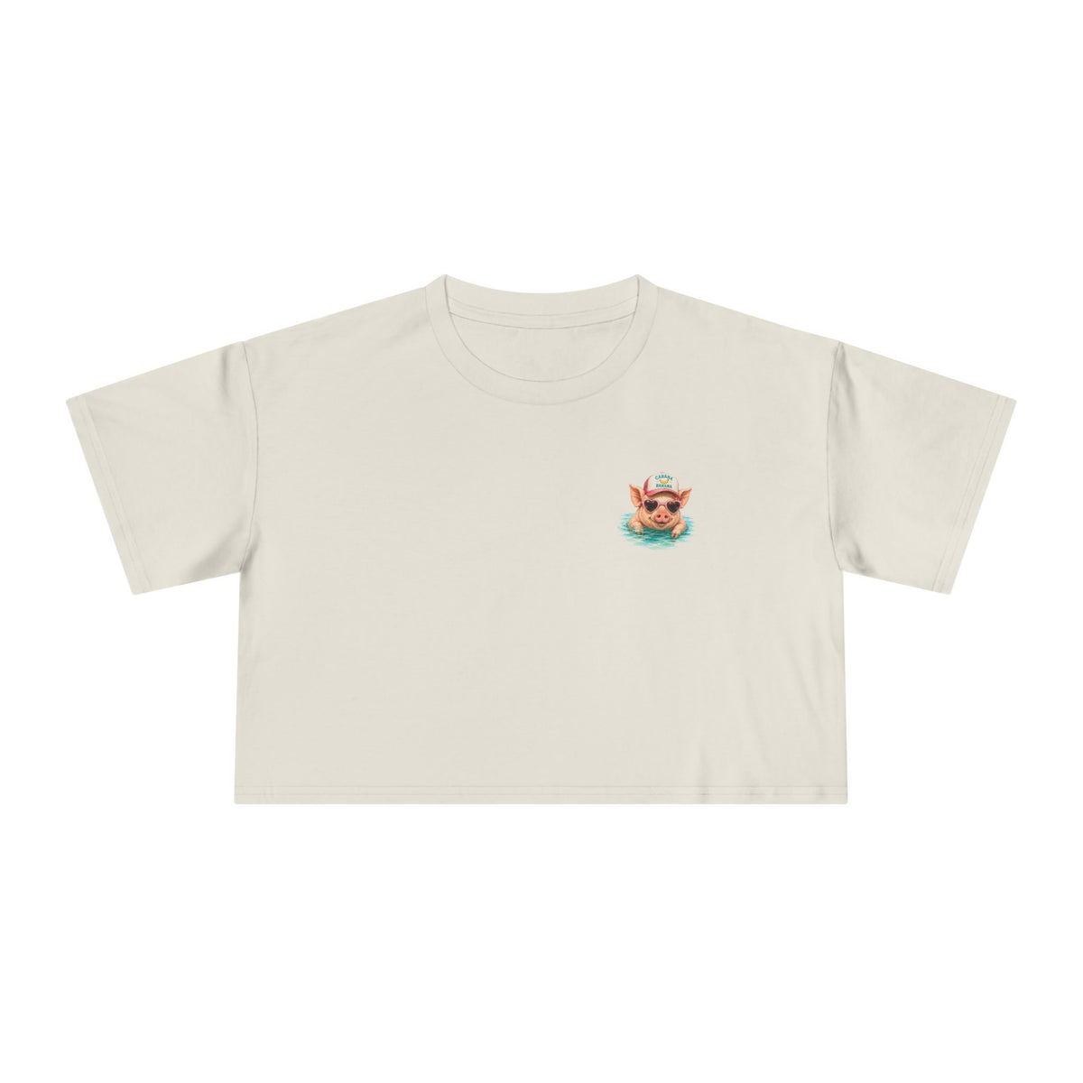 Bahamas Pig Swim Club – Crop Tee