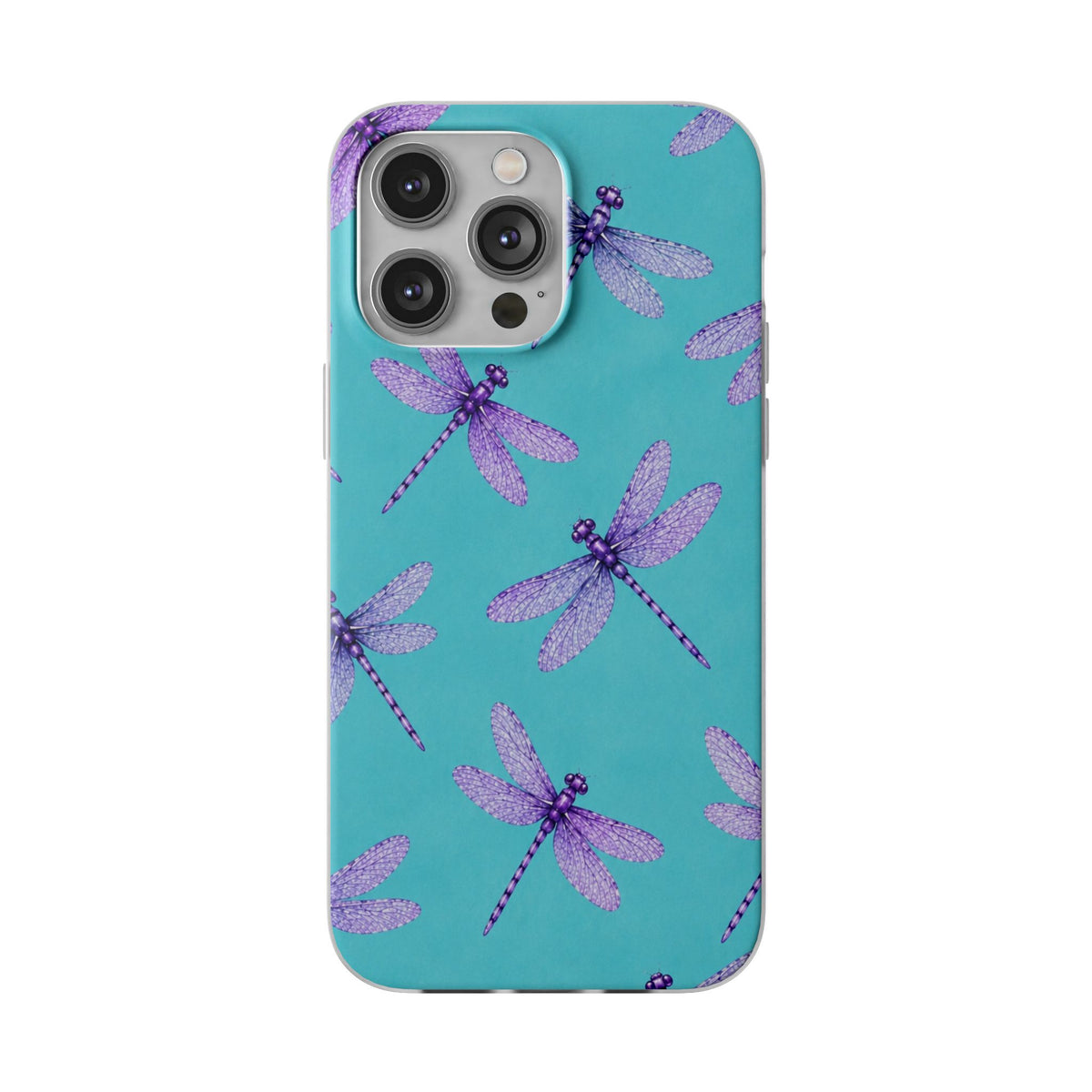 Turquoise Dragonfly Dreams – Flexi iPhone & Samsung Phone Case