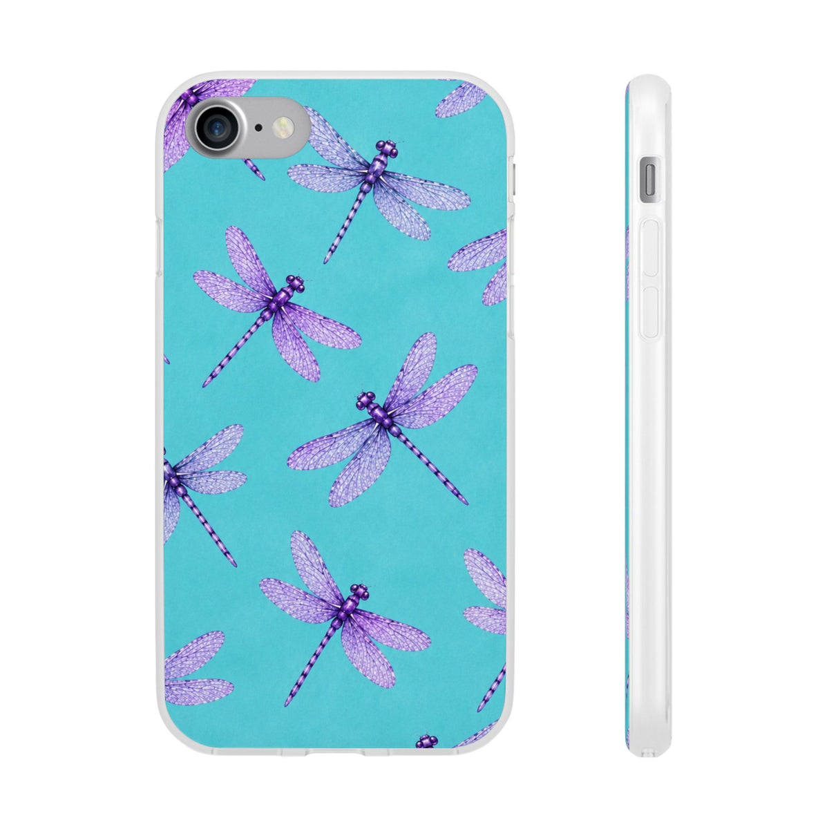Turquoise Dragonfly Dreams – Flexi iPhone & Samsung Phone Case