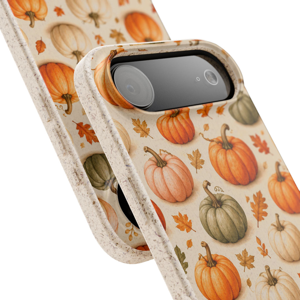 Cabana Pumpkin Patch -Eco-Friendly Biodegradable Phone Case