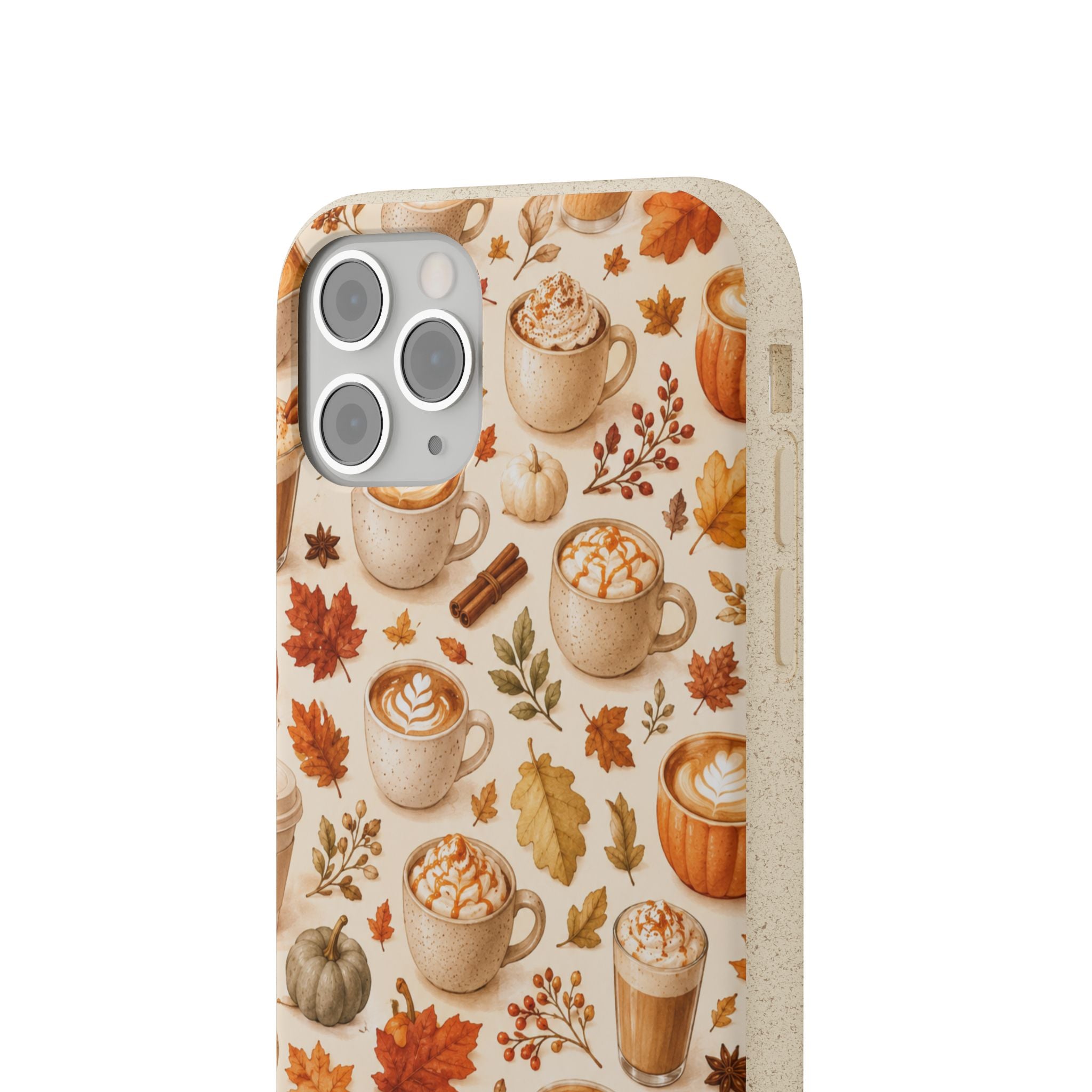 Fall in Love Latte- Eco-Friendly Biodegradable Phone Case