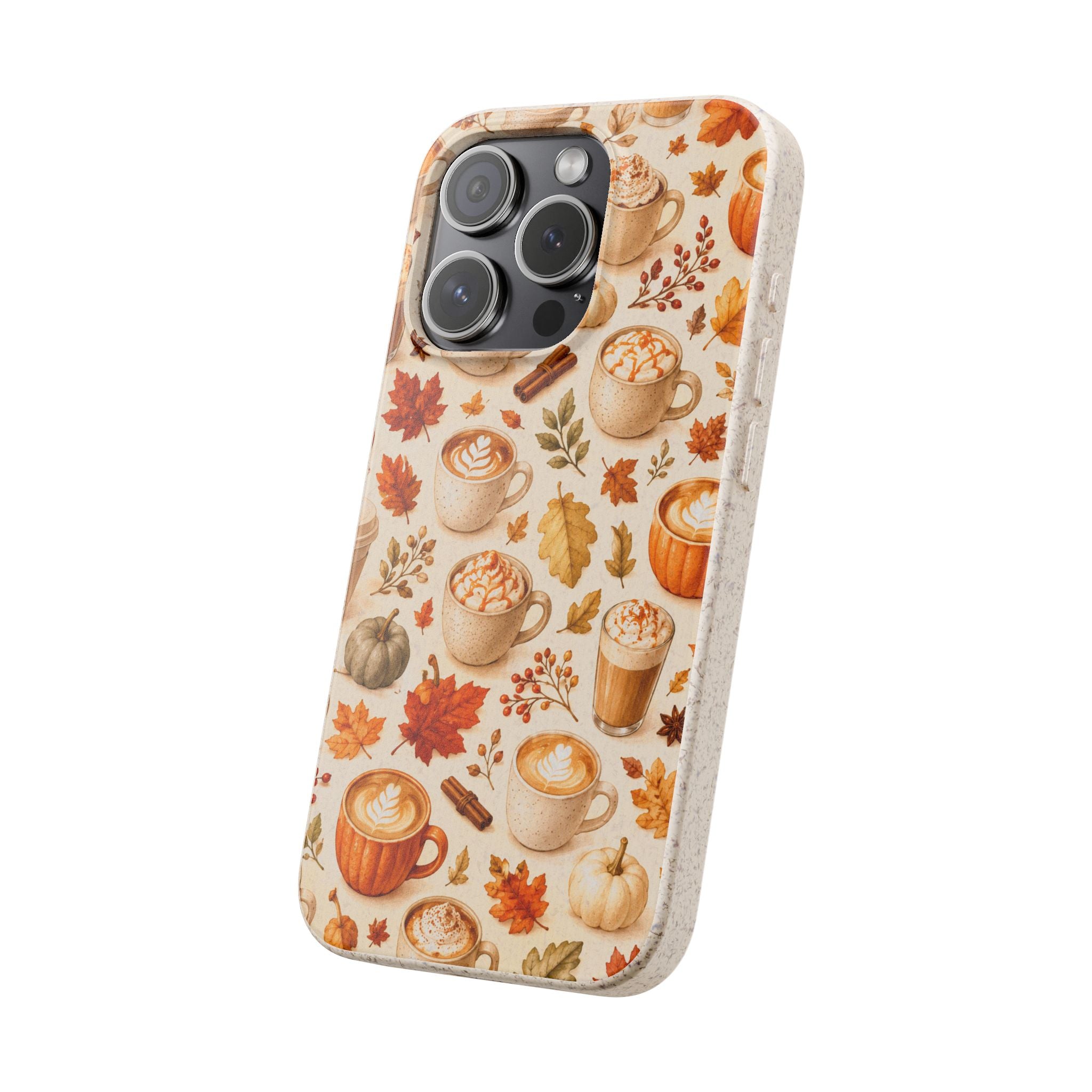 Fall in Love Latte- Eco-Friendly Biodegradable Phone Case