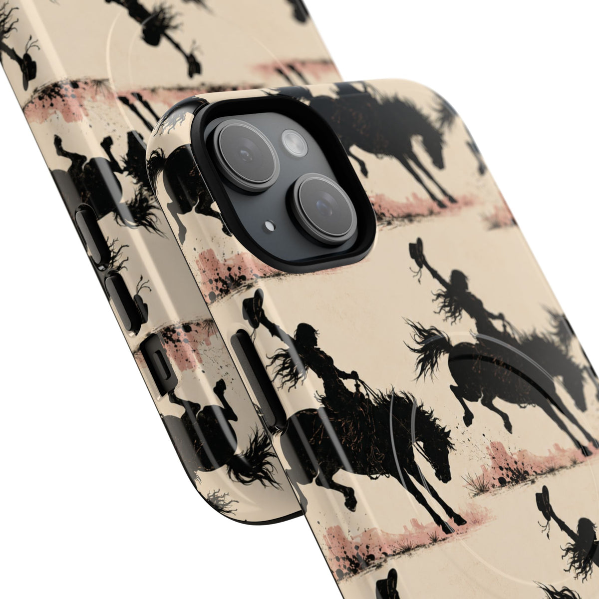Cowgirl Silhouette Tough Magnetic Phone Case