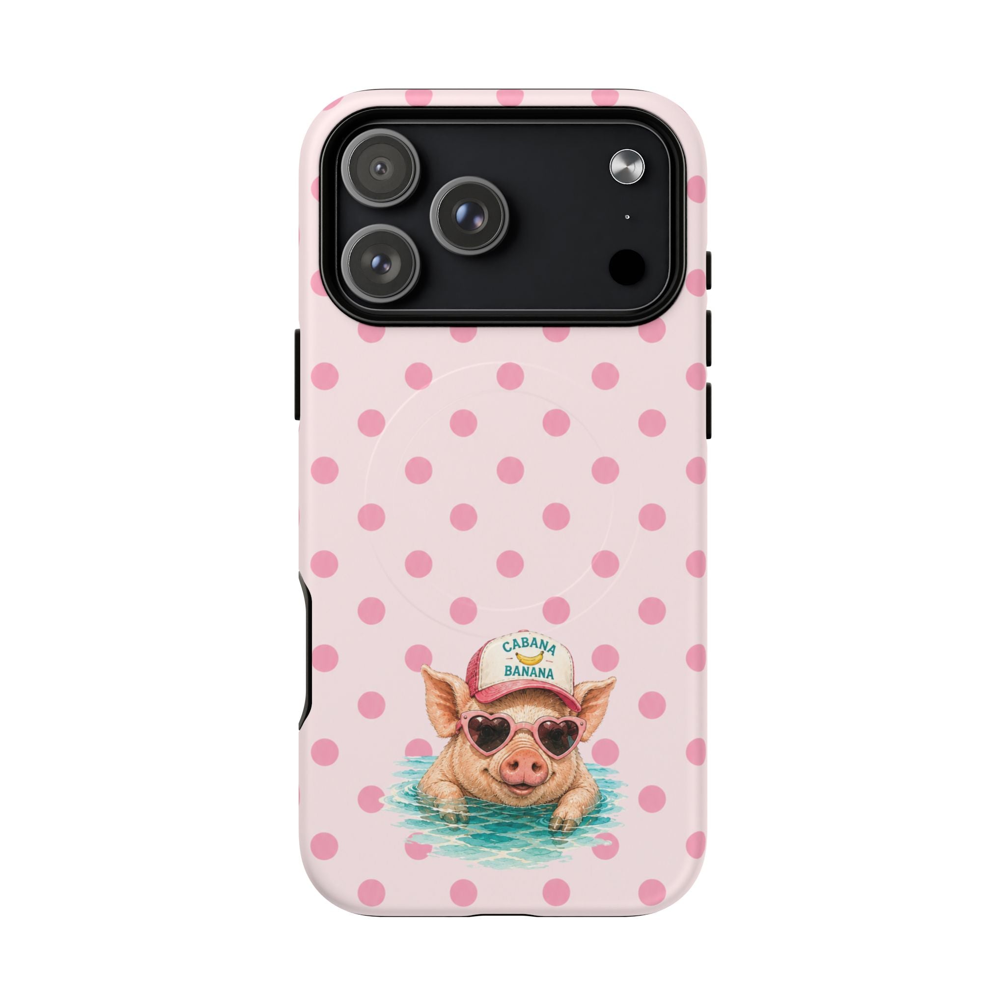 Pink Piggie Confetti- Tough Magnetic Phone Case