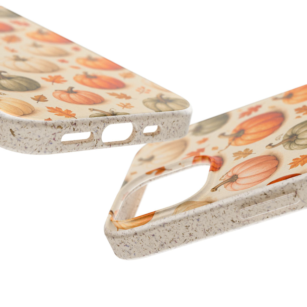 Cabana Pumpkin Patch -Eco-Friendly Biodegradable Phone Case