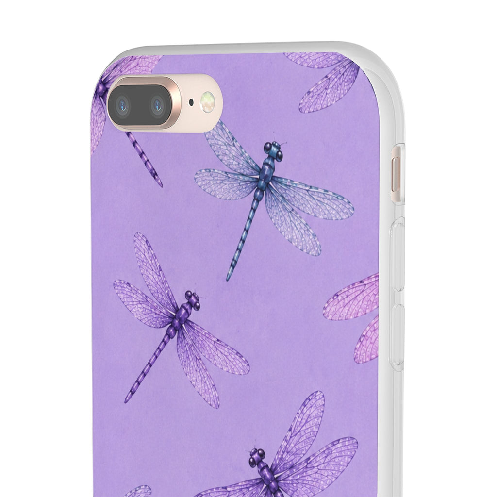 Lavender Dragonfly Dreams-Flexi iPhone & Samsung Phone Case