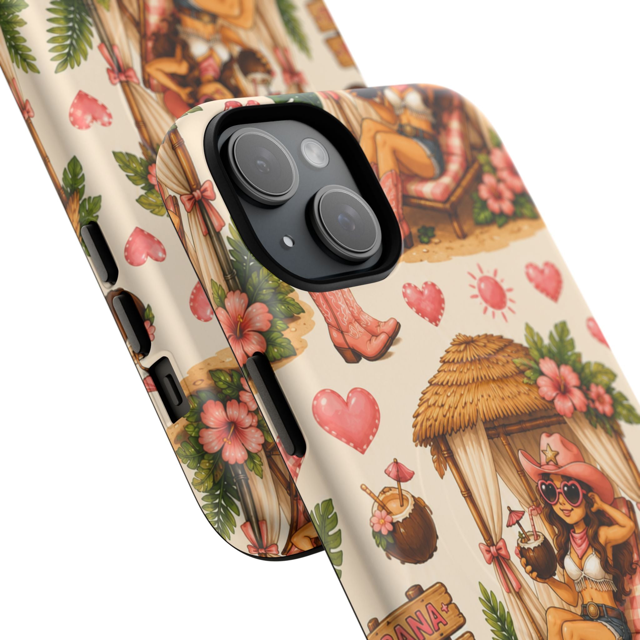 Cabana Cowgirl- Tough Magnetic Phone Case