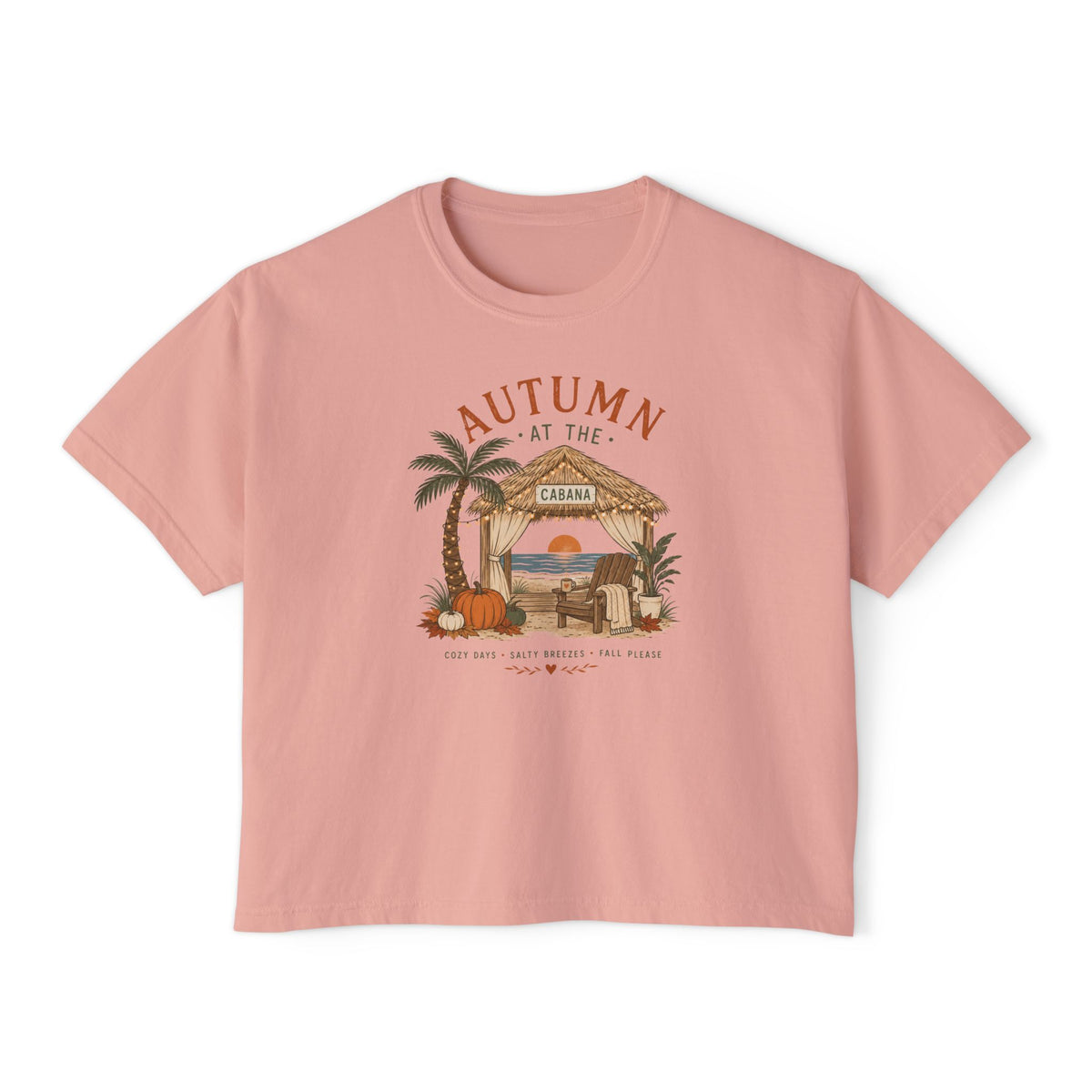 Autumn at the Cabana – Boxy Tee