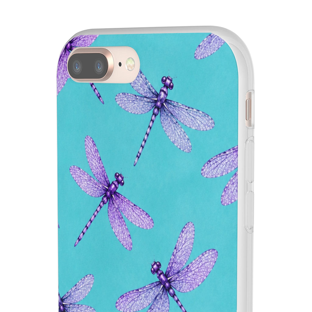 Turquoise Dragonfly Dreams – Flexi iPhone & Samsung Phone Case