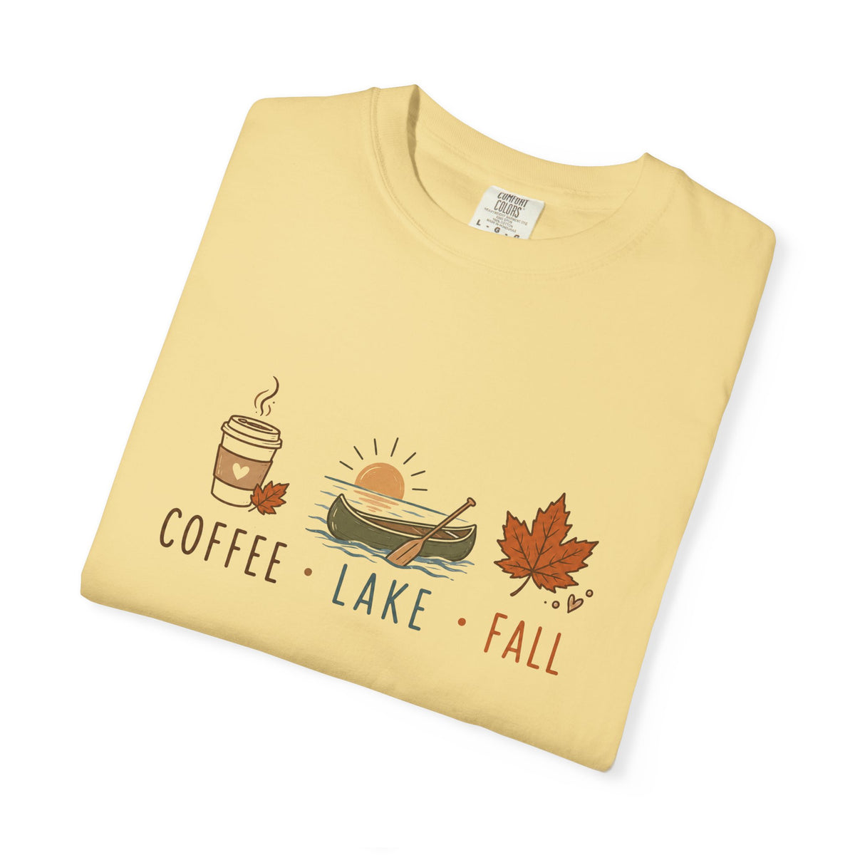 Coffee • Lake • Fall –T-Shirt