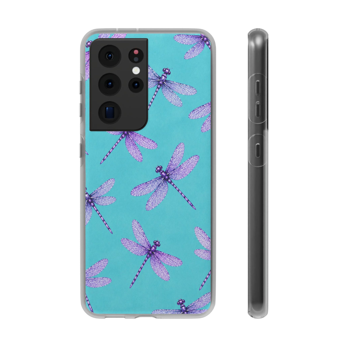 Turquoise Dragonfly Dreams – Flexi iPhone & Samsung Phone Case