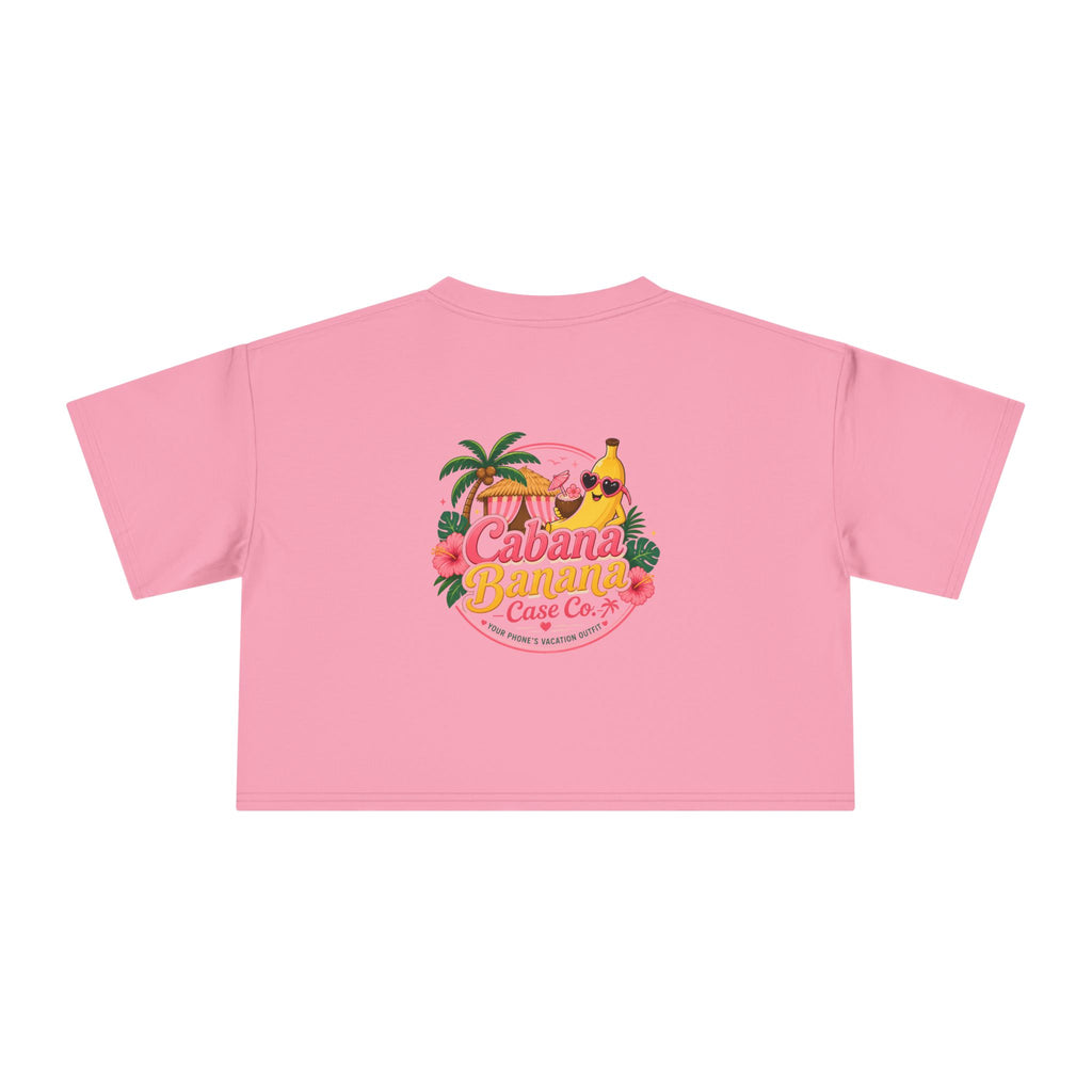 Cabana Banana- Crop Tee