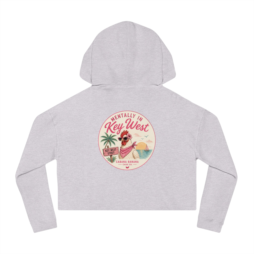 Mentally in Key West Cropped Hoodie