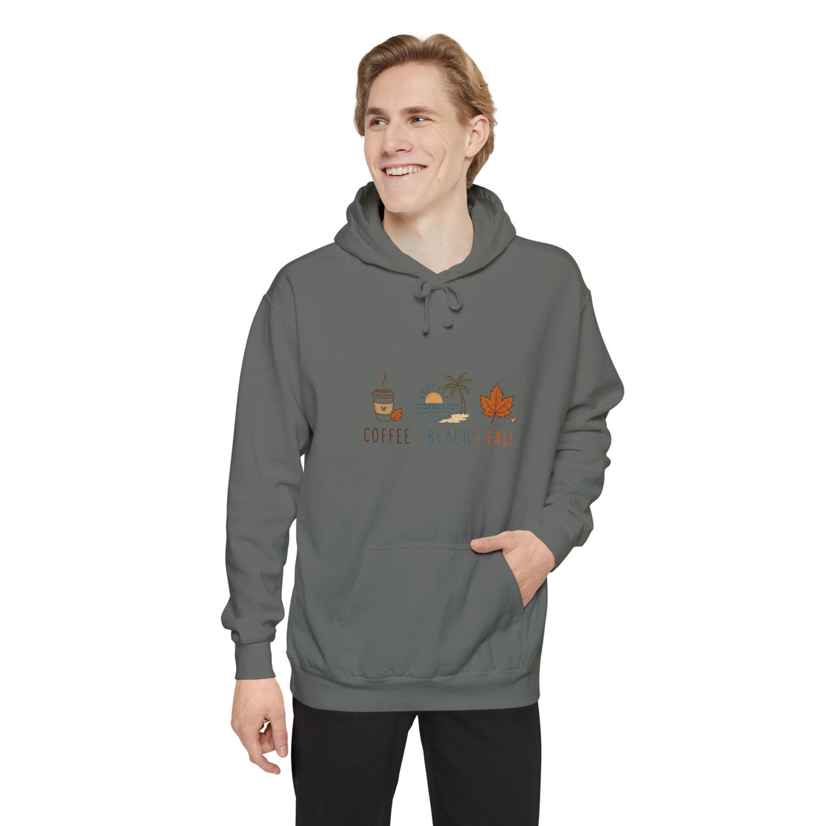 Coffee • Beach • Fall – Comfort Colors® Hoodie