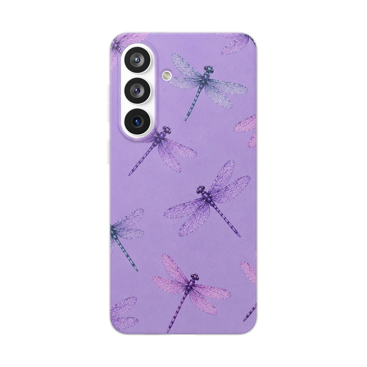 Lavender Dragonfly Dreams-Flexi iPhone & Samsung Phone Case