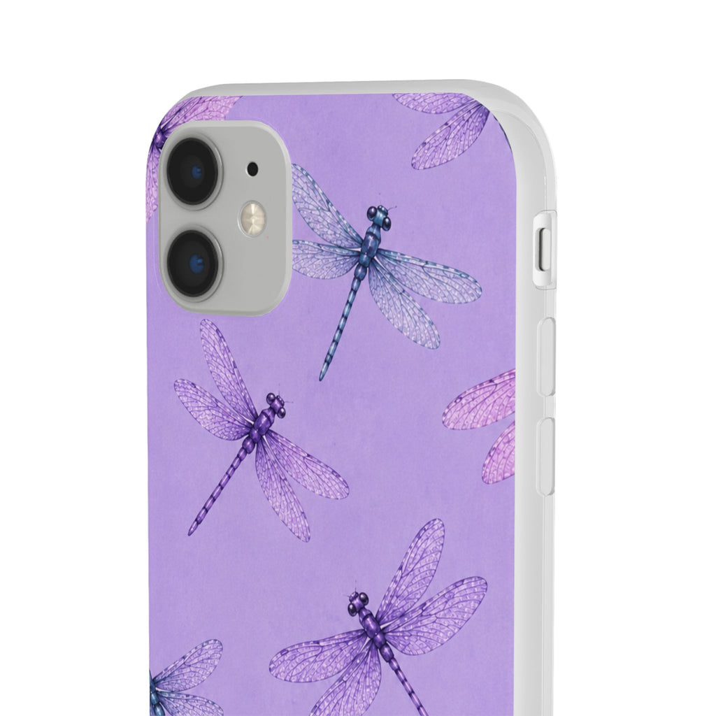 Lavender Dragonfly Dreams-Flexi iPhone & Samsung Phone Case