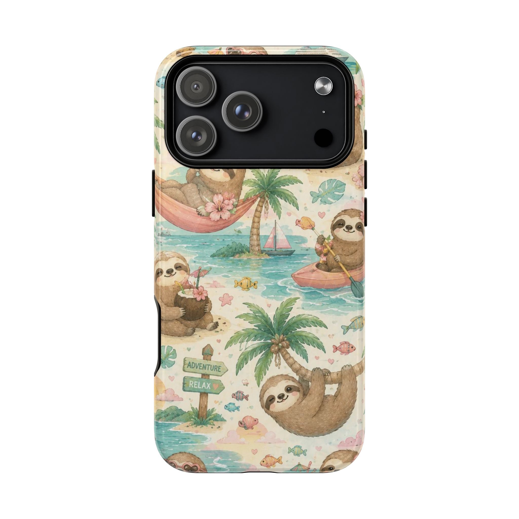 Hangin' In There, Babe- Tough Magnetic Phone Case