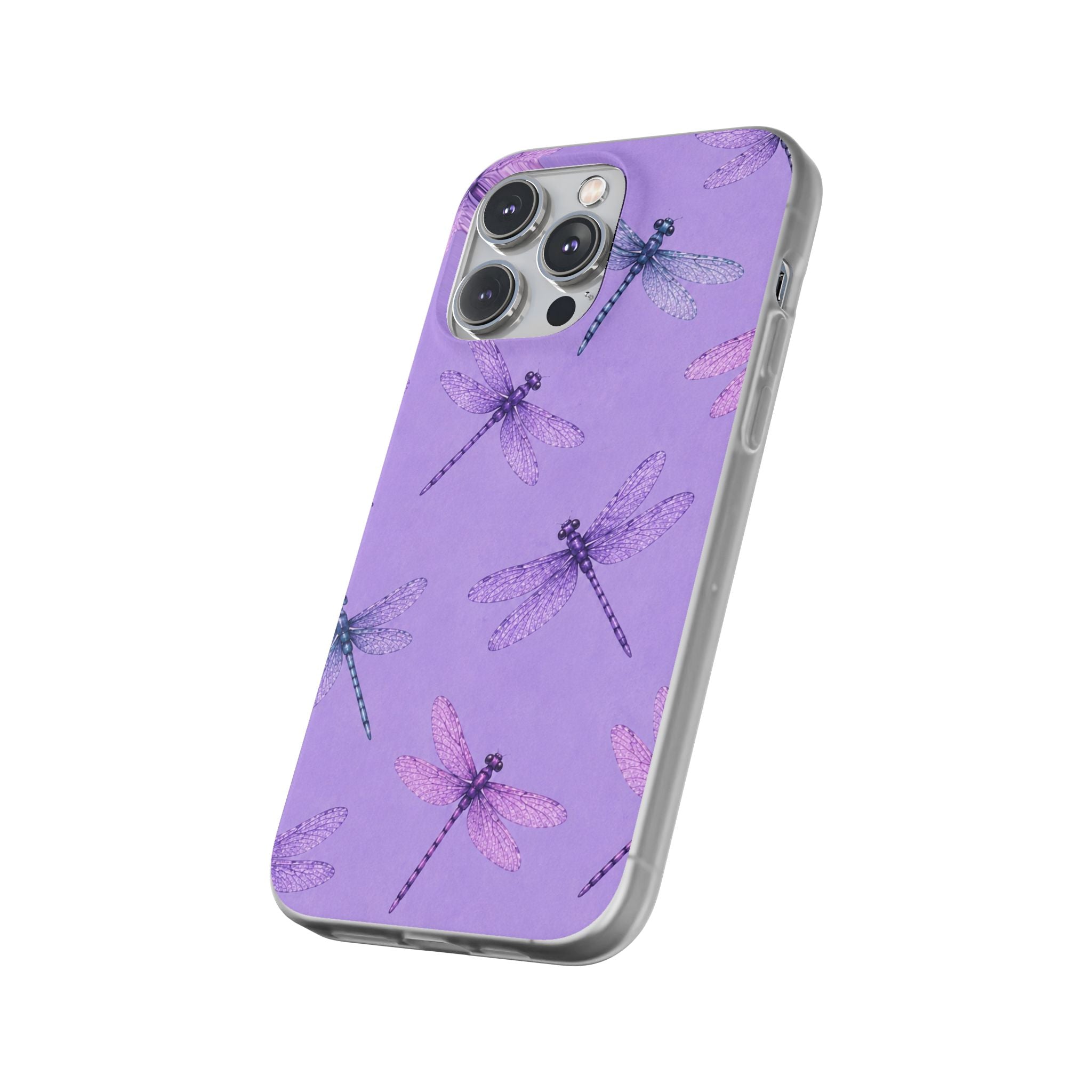 Lavender Dragonfly Dreams-Flexi iPhone & Samsung Phone Case