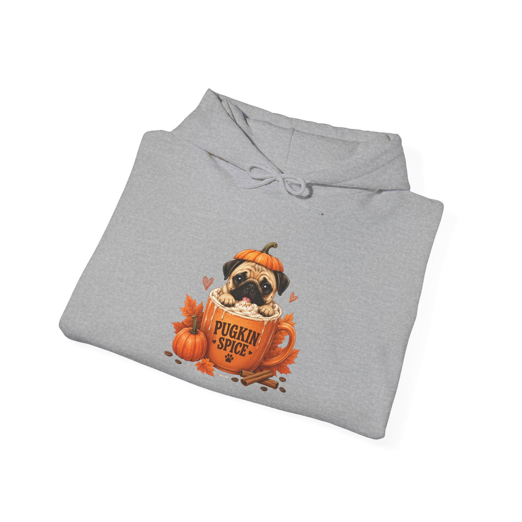 Pumpkin Spice Pug Hoodie — Graphic Sweatshirt