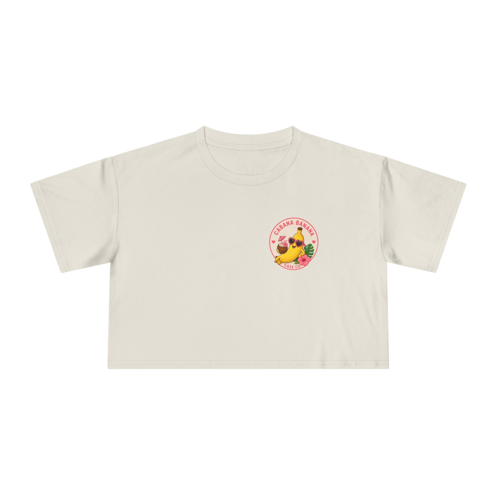 Cabana Banana- Crop Tee