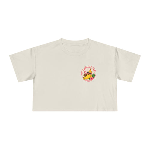 Cabana Banana- Crop Tee