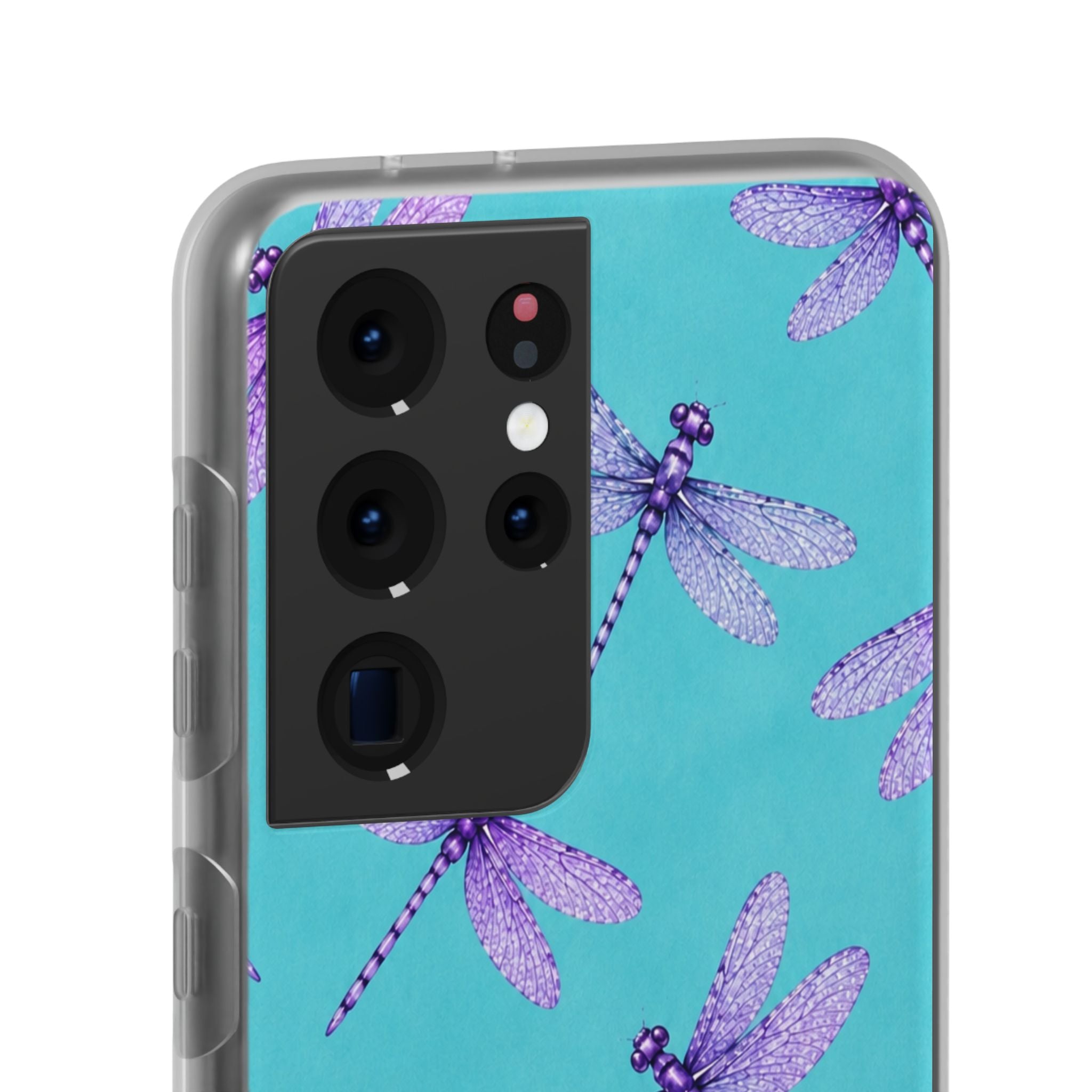 Turquoise Dragonfly Dreams – Flexi iPhone & Samsung Phone Case