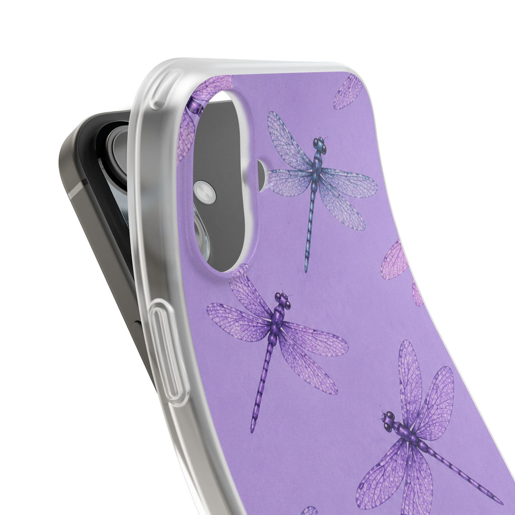 Lavender Dragonfly Dreams-Flexi iPhone & Samsung Phone Case