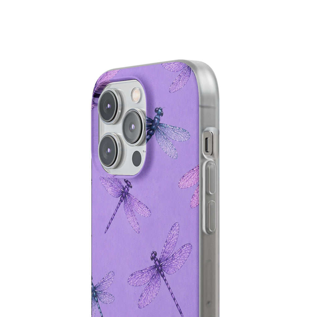 Lavender Dragonfly Dreams-Flexi iPhone & Samsung Phone Case