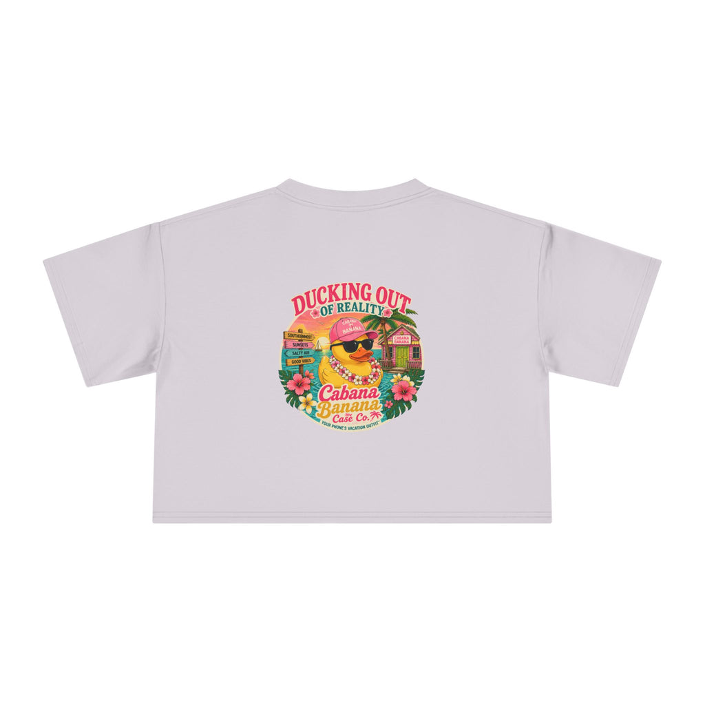 Ducking Out of Reality-Crop Tee Shirt