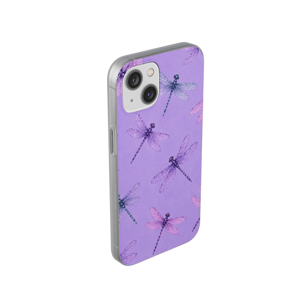 Lavender Dragonfly Dreams-Flexi iPhone & Samsung Phone Case