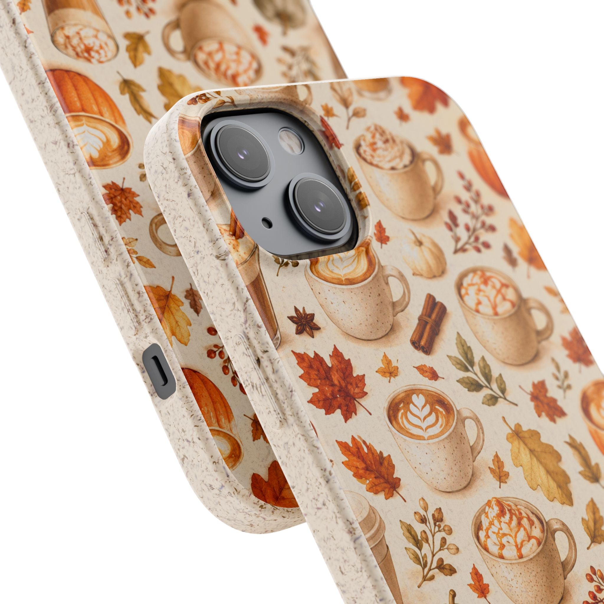 Fall in Love Latte- Eco-Friendly Biodegradable Phone Case