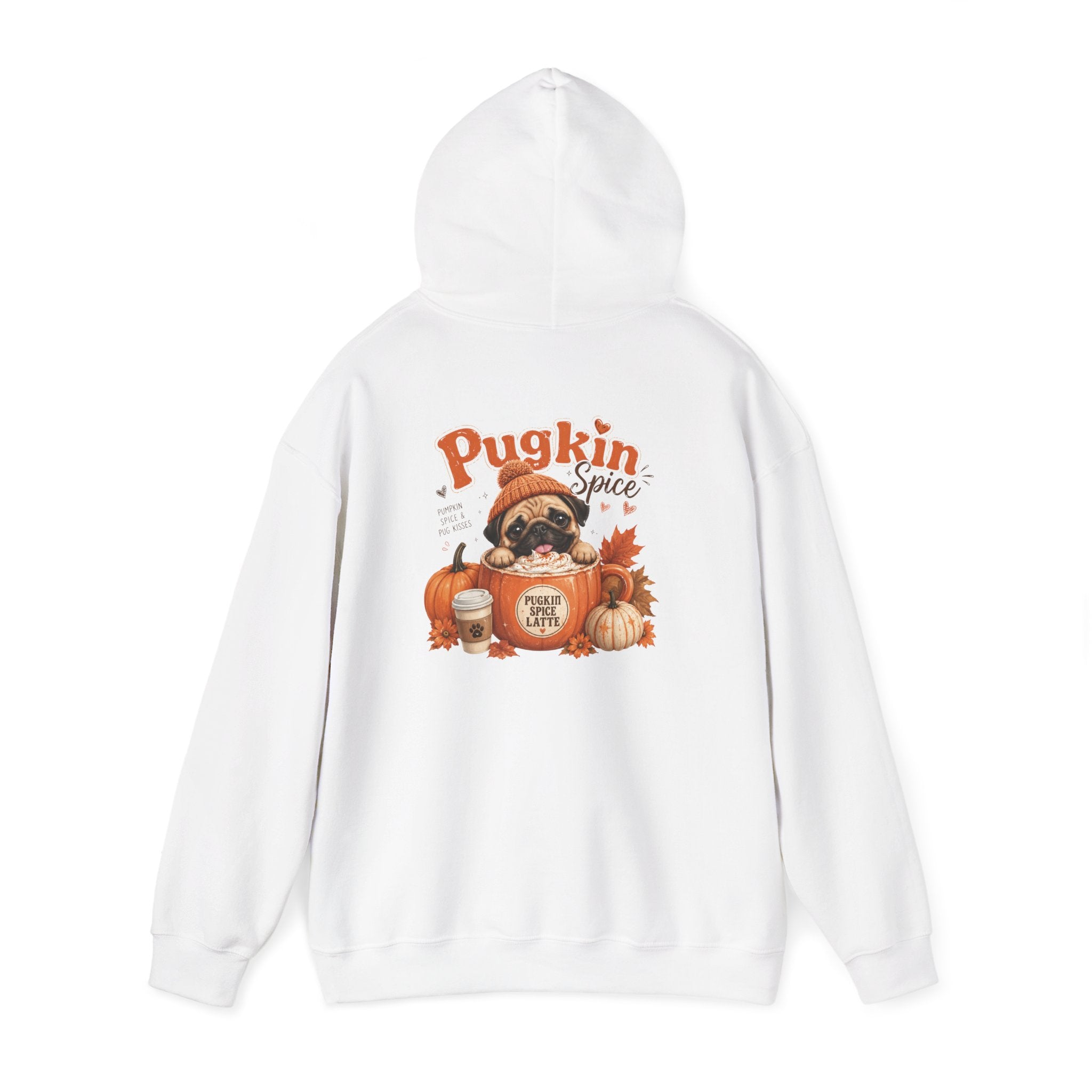 Pumpkin Spice Pug Hoodie — Graphic Sweatshirt