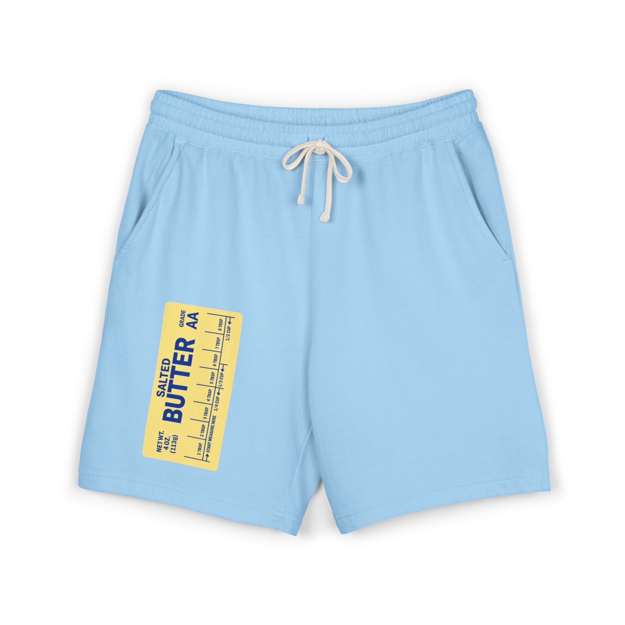 Butter Me Up in the Cabana — Cute Graphic Long Lounge Shorts