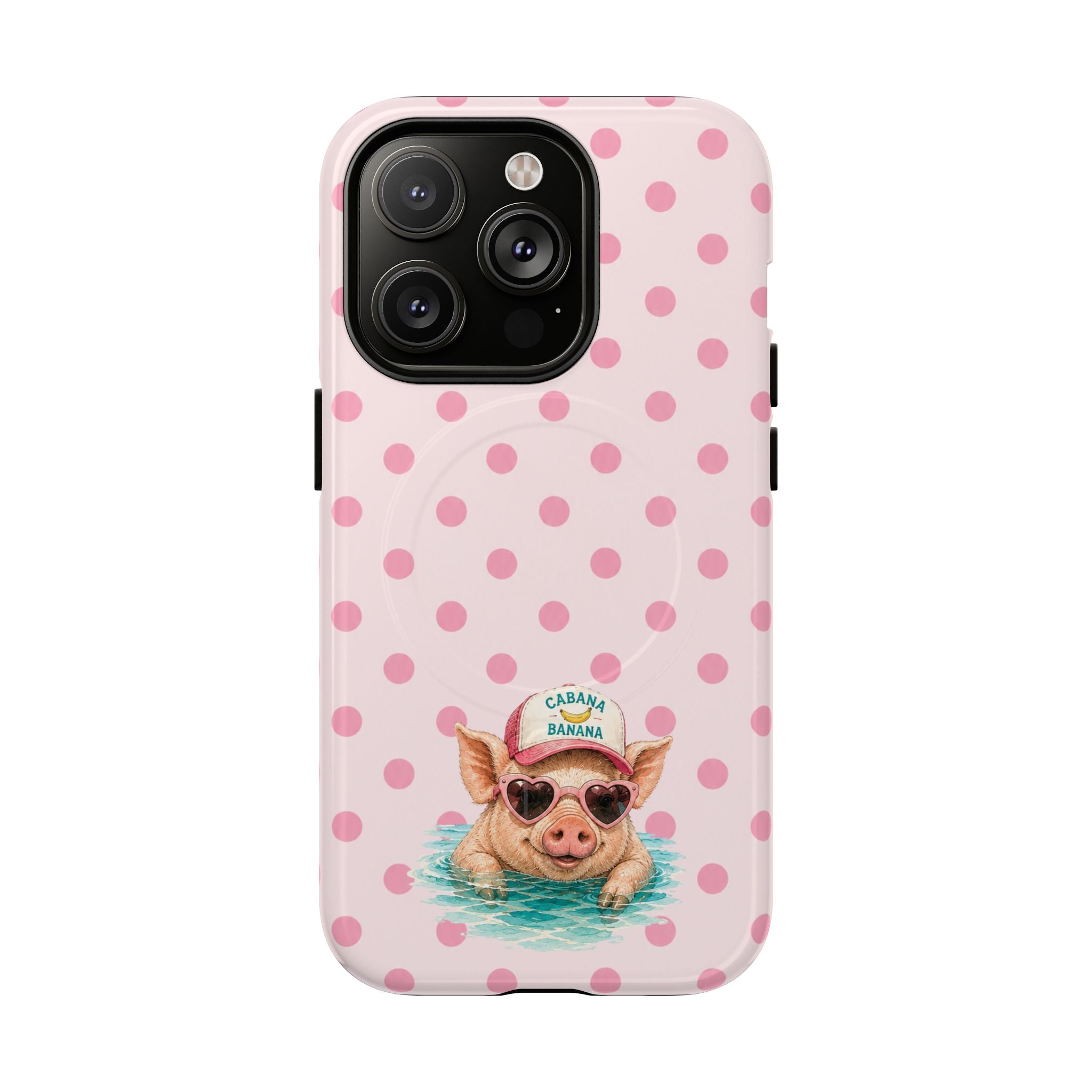 Pink Piggie Confetti- Tough Magnetic Phone Case