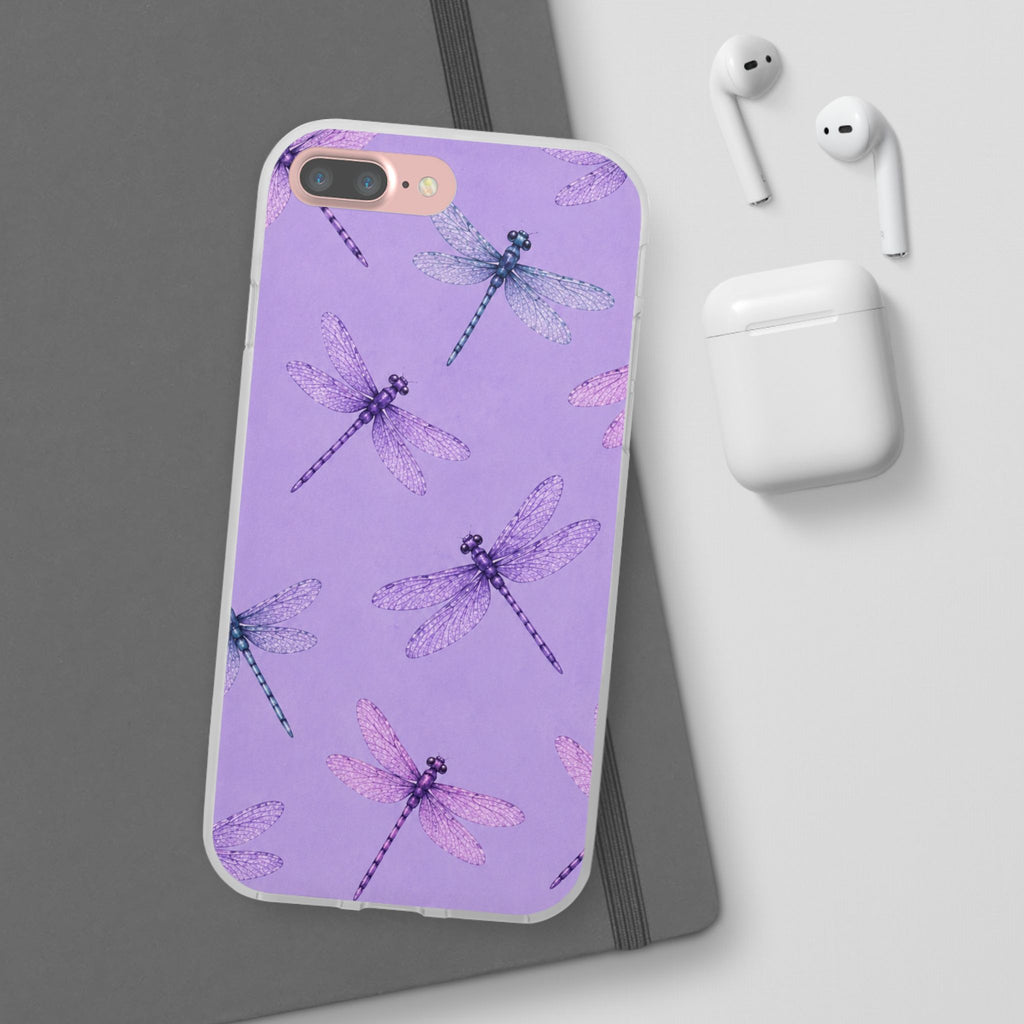 Lavender Dragonfly Dreams-Flexi iPhone & Samsung Phone Case