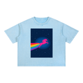 Unicorn Daydream Mineral Wash Boxy Cotton T-Shirt