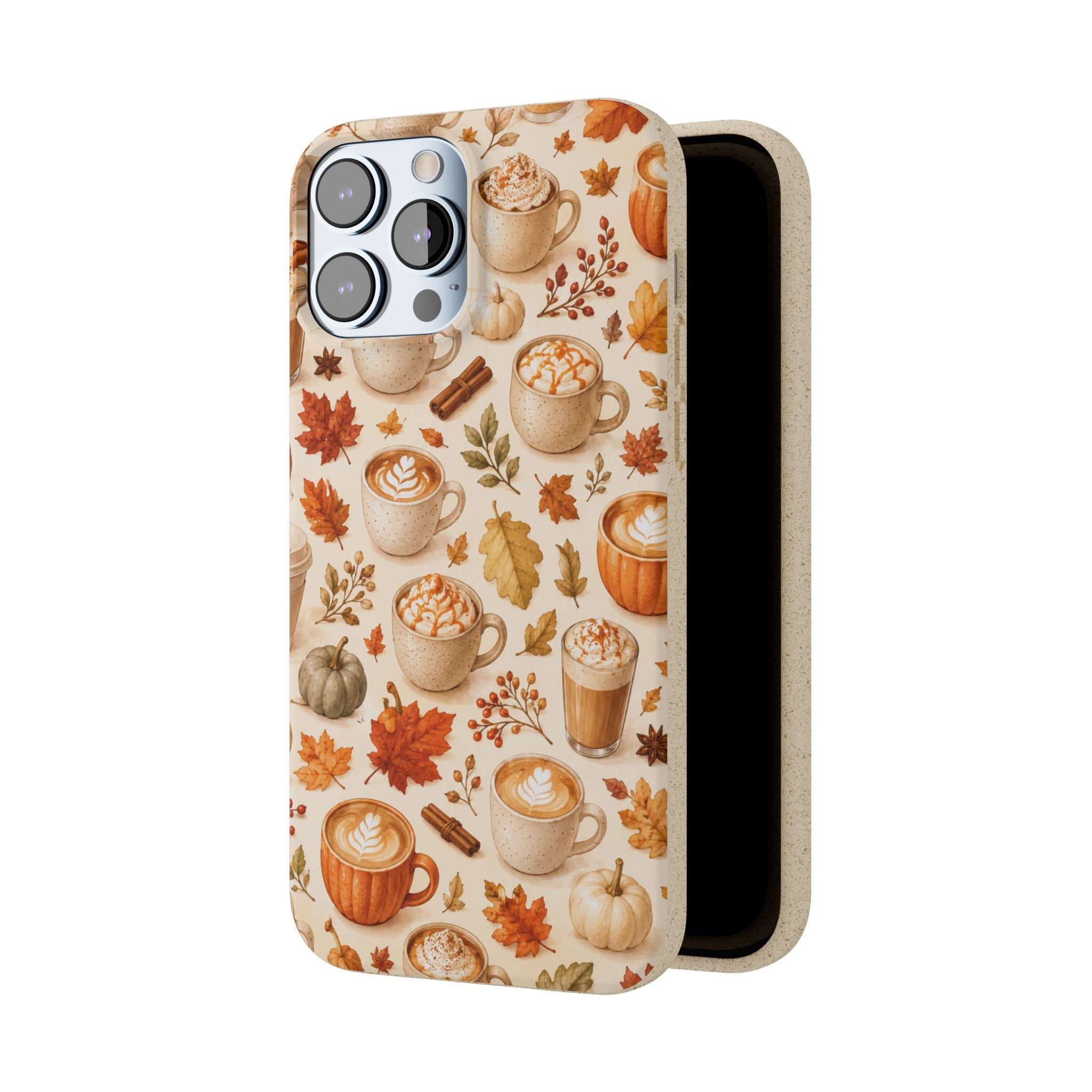 Fall in Love Latte- Eco-Friendly Biodegradable Phone Case