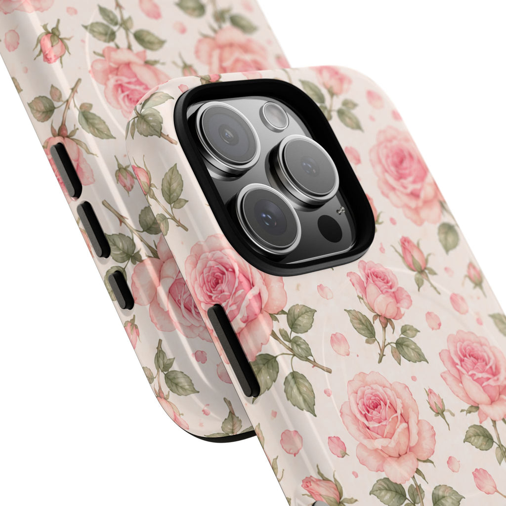 Pink Petals & Paradise- Tough Magnetic Phone Case